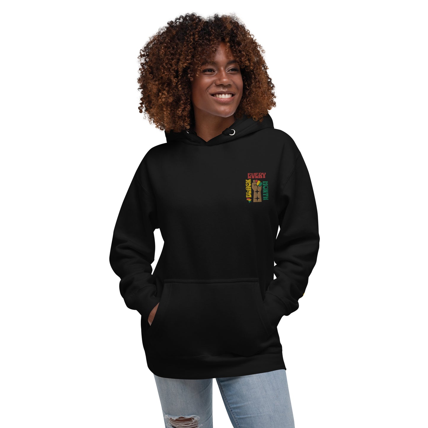 Black History Month Unisex Embroidered Hoodie