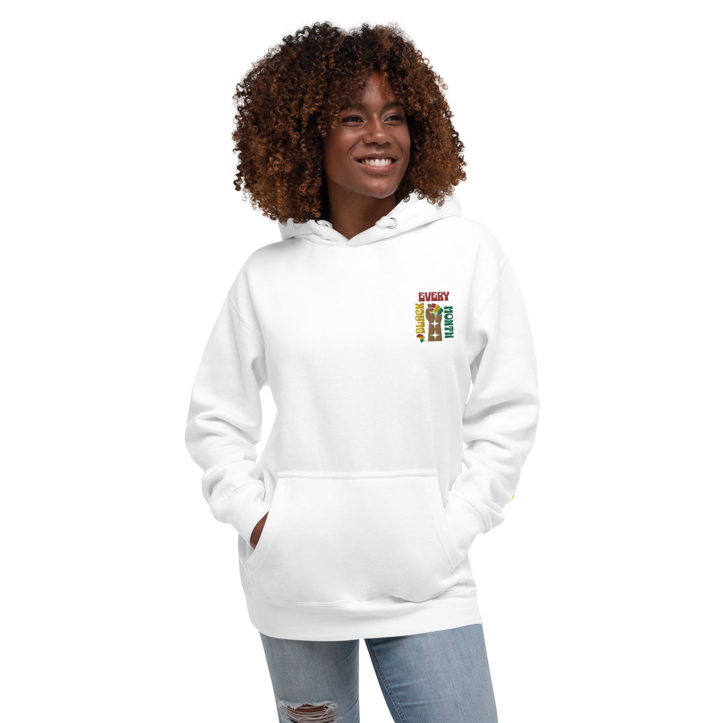 Black History Month Unisex Embroidered Hoodie