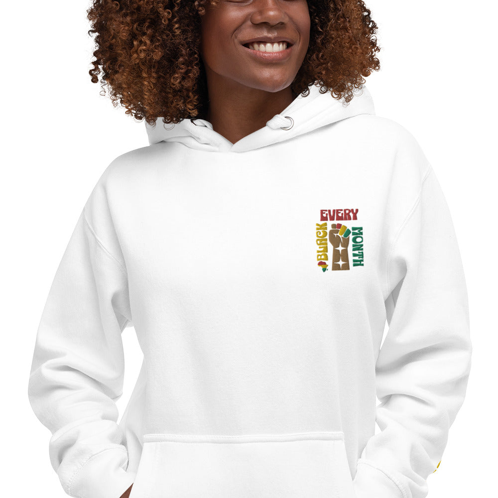 Black History Month Unisex Embroidered Hoodie