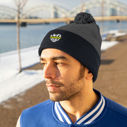 LAW Pom Pom Beanie