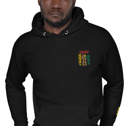 Black History Month Unisex Embroidered Hoodie